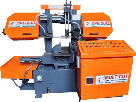 cnc band saw machine price in india|double column band saw machine.